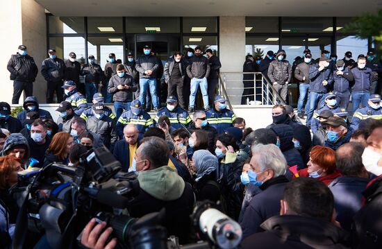 Акции сторонников М. Саакашвили в Тбилиси