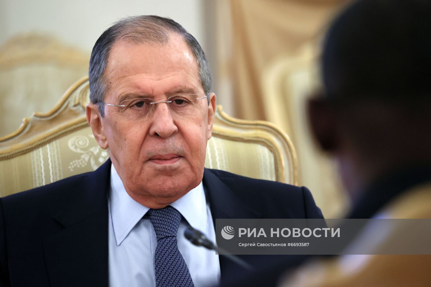 Встреча глав МИД России и Мали С. Лаврова и А. Диопа