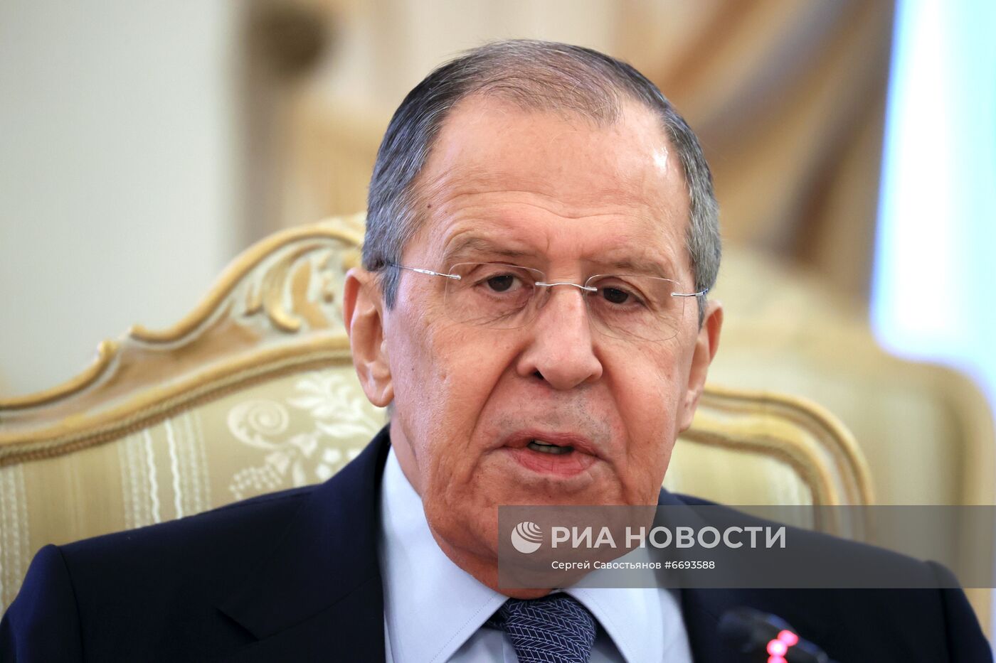 Встреча глав МИД России и Мали С. Лаврова и А. Диопа