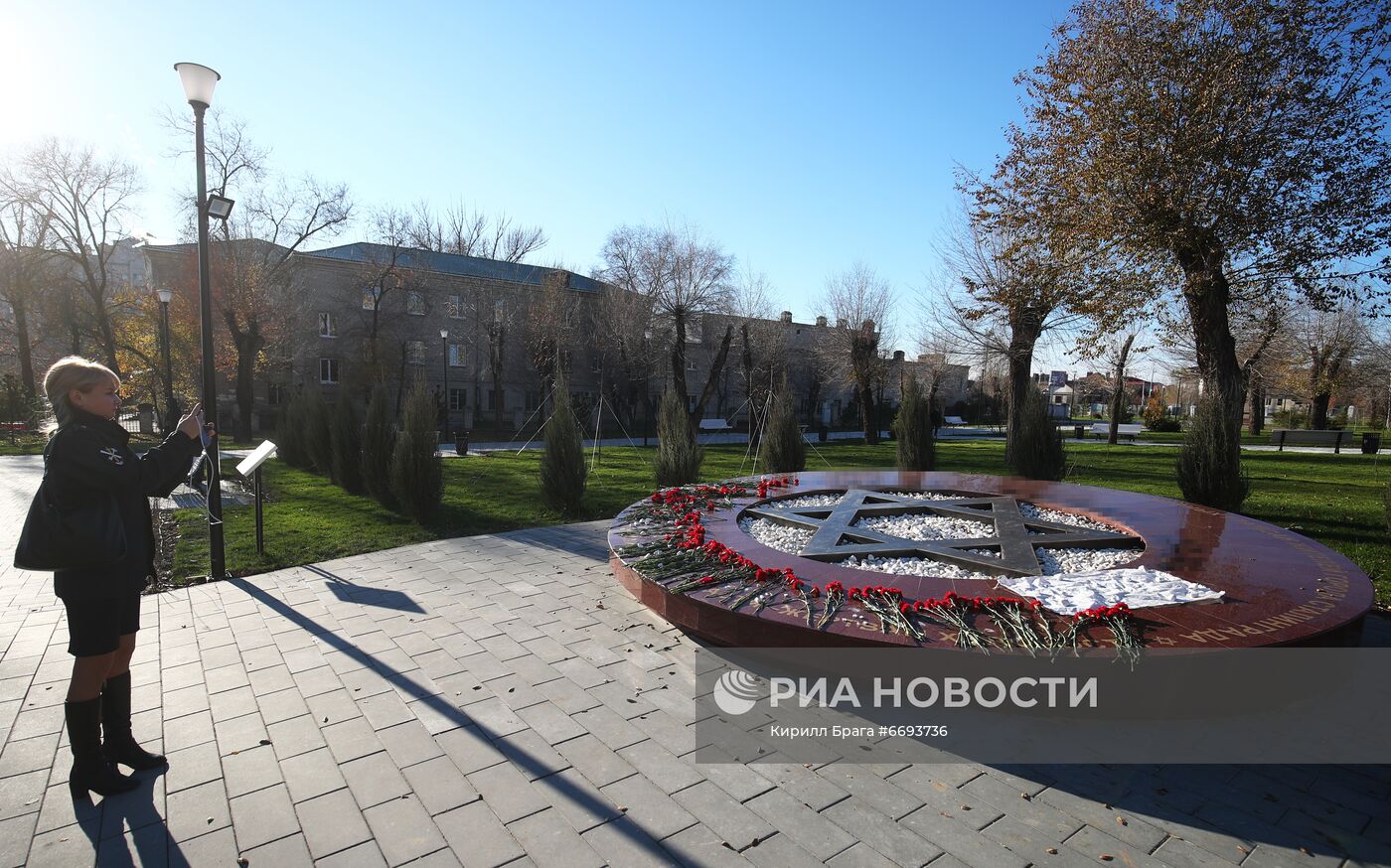 В Волгограде осквернили новый памятник жертвам Холокоста