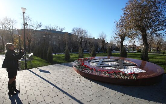 В Волгограде осквернили новый памятник жертвам Холокоста