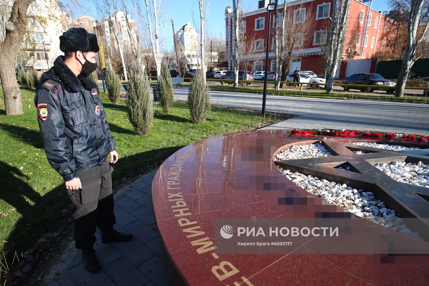 В Волгограде осквернили новый памятник жертвам Холокоста