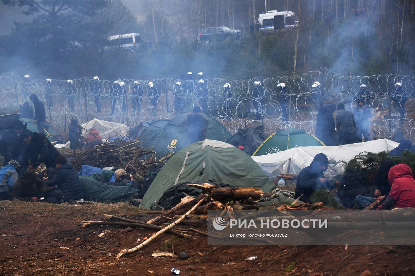 Ситуация на белорусско-польской границе
