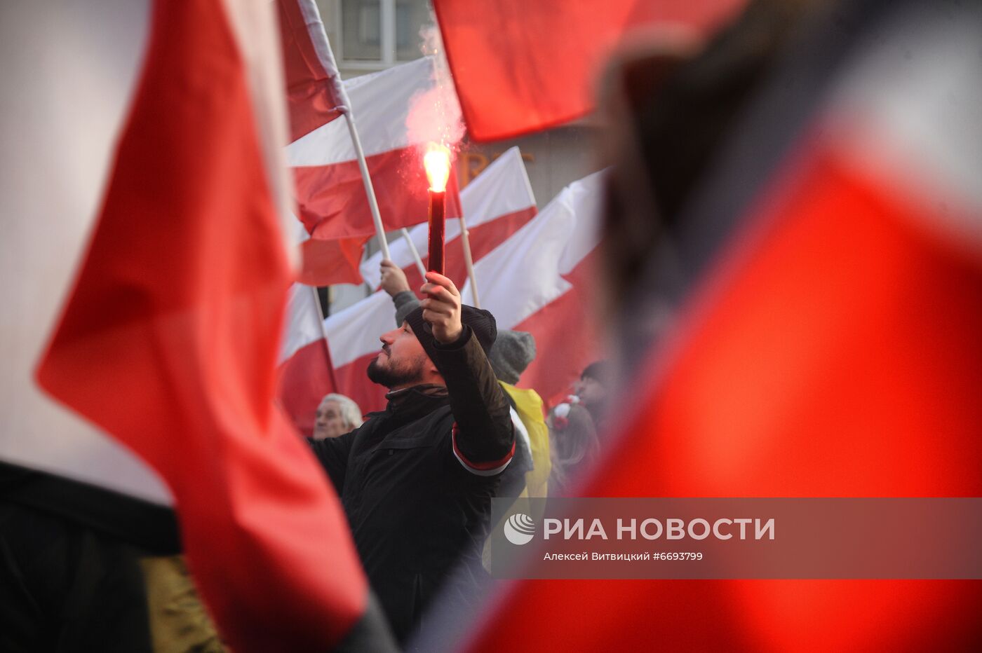 Марш националистов в Варшаве