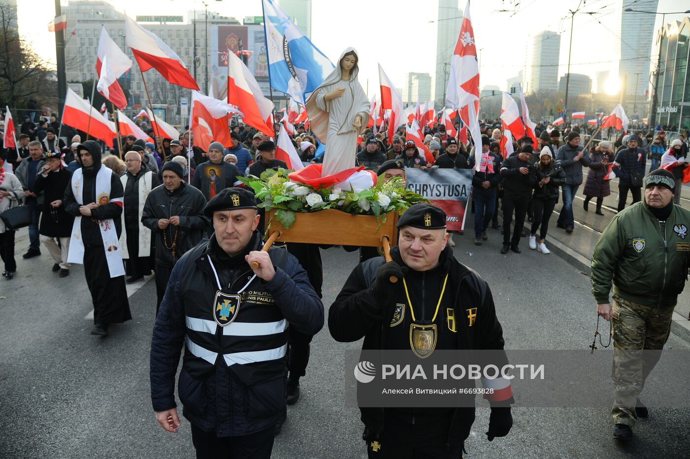 Марш националистов в Варшаве