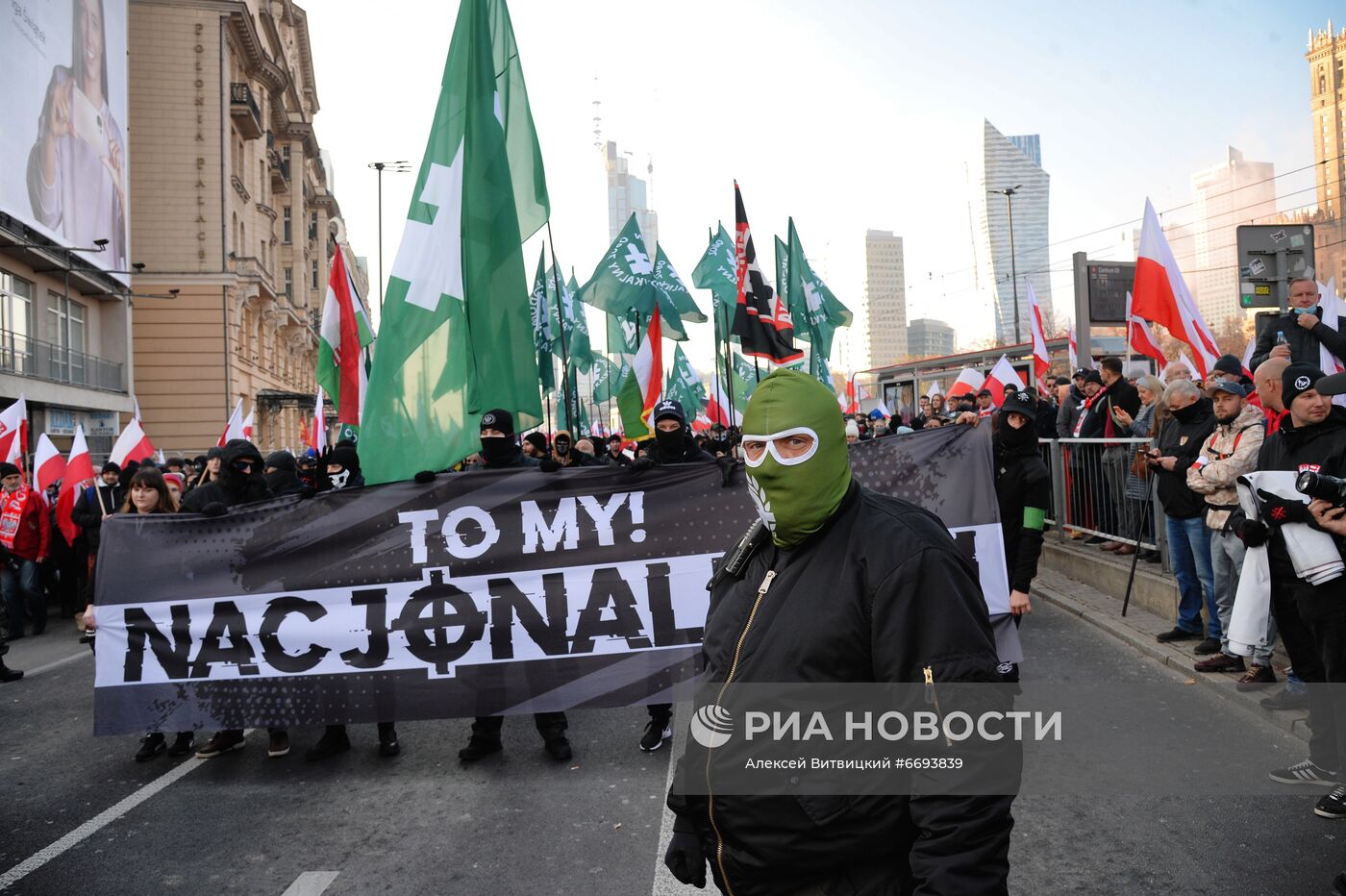 Марш националистов в Варшаве