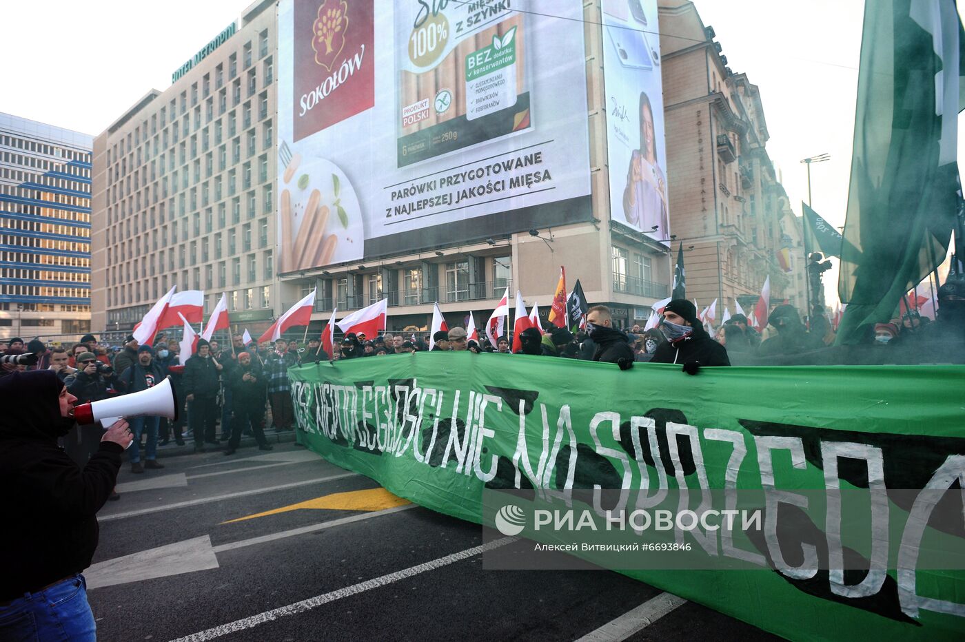 Марш националистов в Варшаве