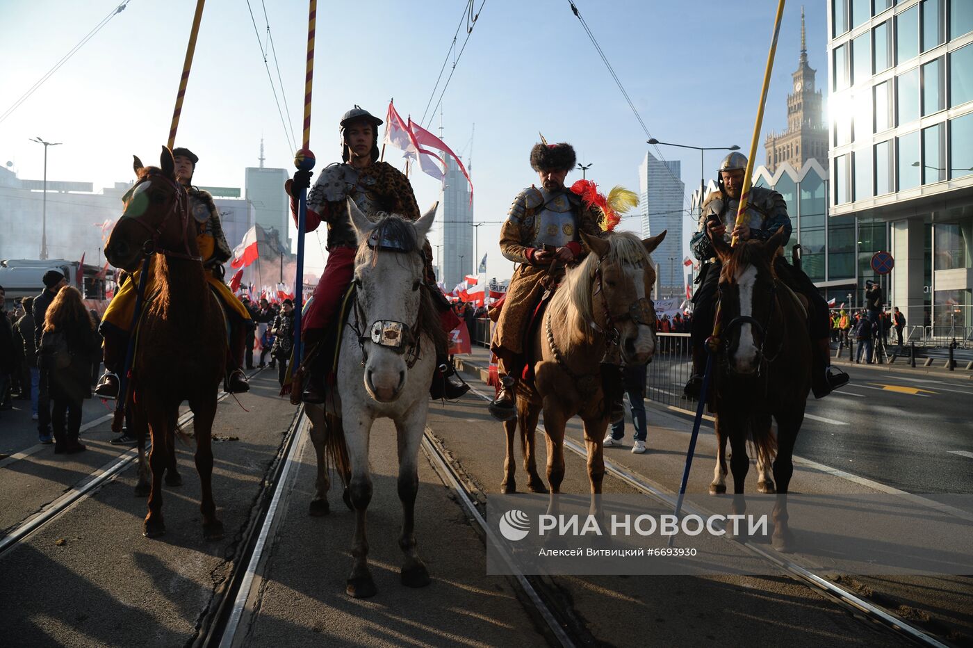 Марш националистов в Варшаве