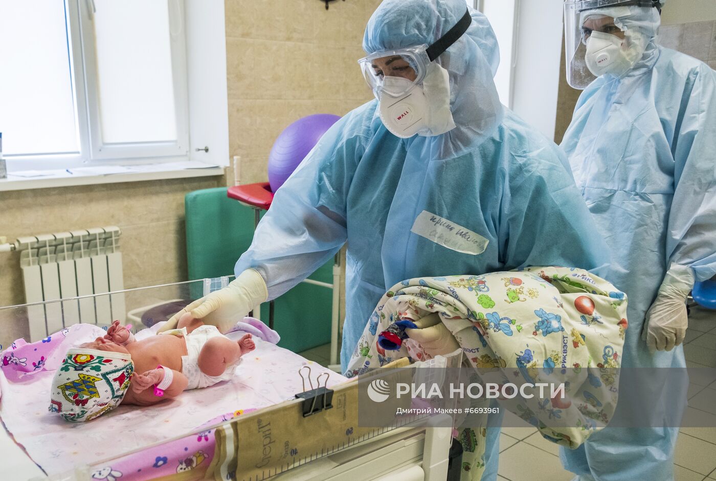 Госпиталь COVID-19 на базе роддома №2 в Симферополе