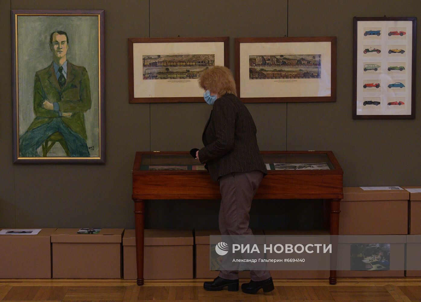 Презентация архива писателя В. Набокова в Пушкинском доме РАН в Санкт-Петербурге