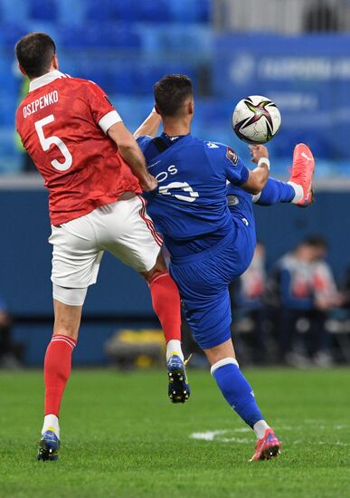 Футбол. Отборочный матч ЧМ-2022. Россия - Кипр