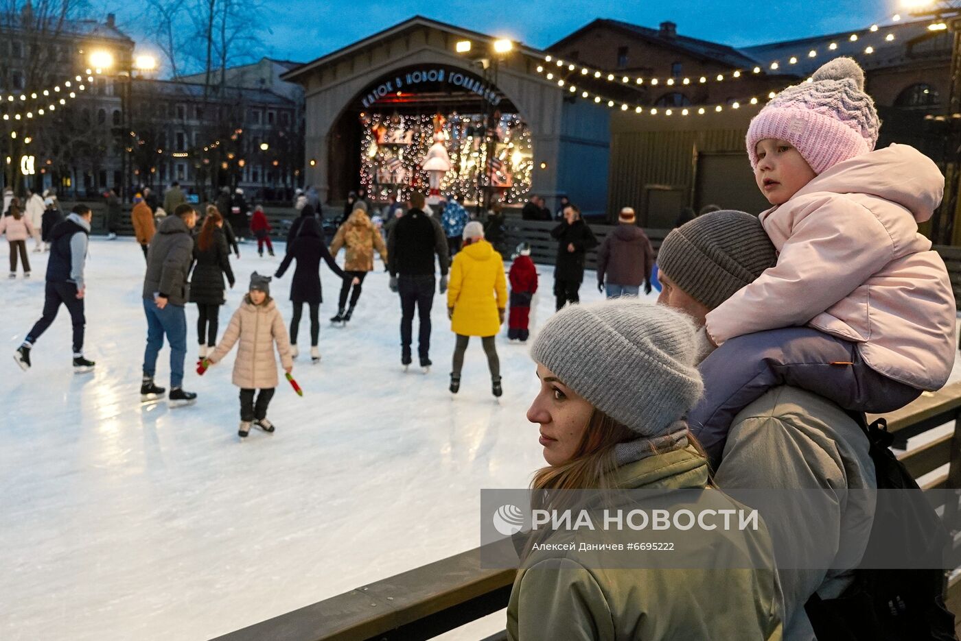 Открытие ледовых катков в Санкт-Петербурге