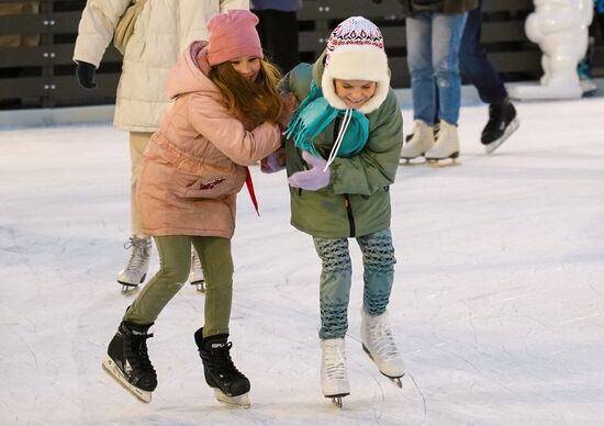 Открытие ледовых катков в Санкт-Петербурге