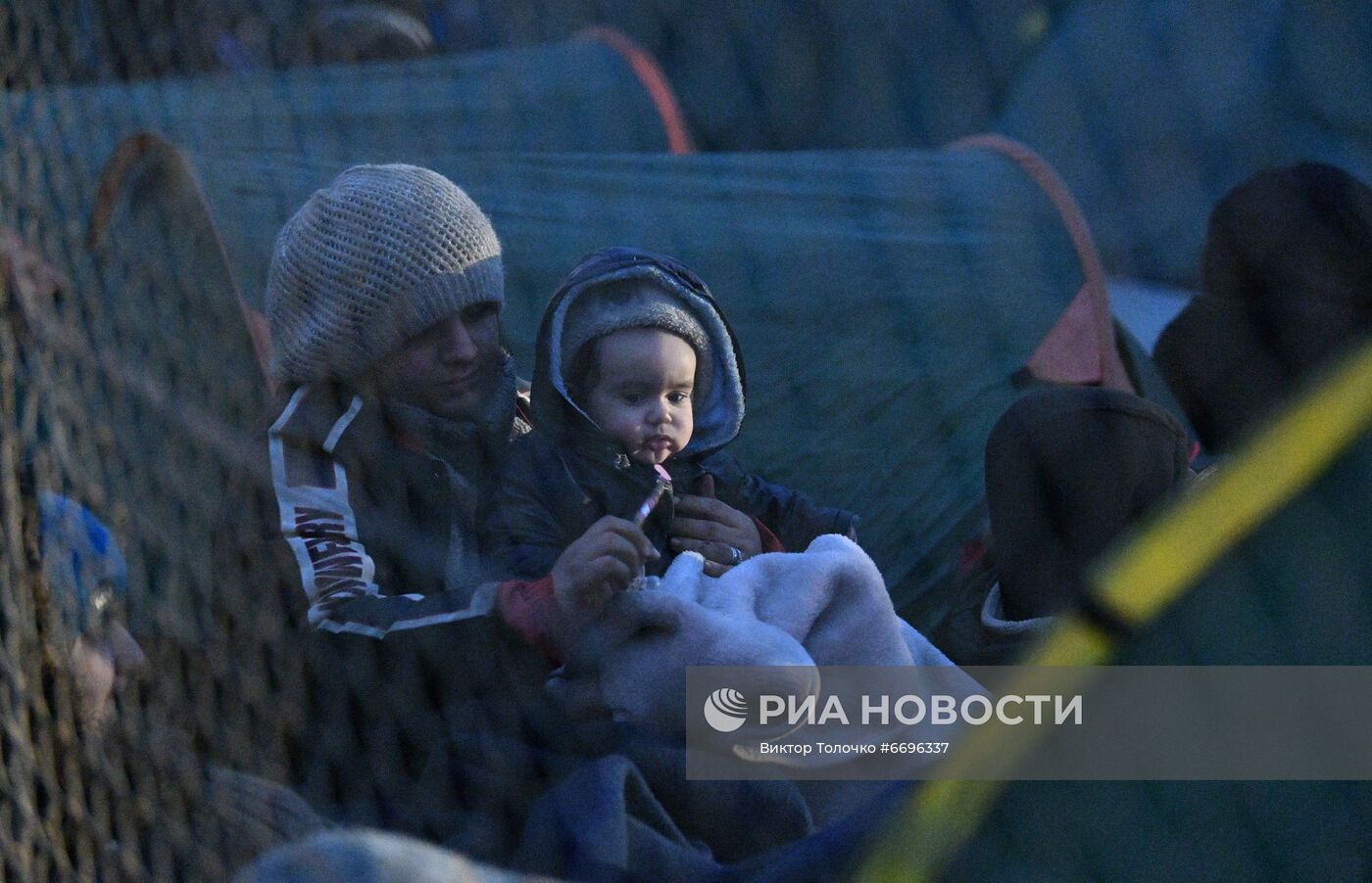 Ситуация у пропускного пункта "Брузги" на белорусско-польской границе