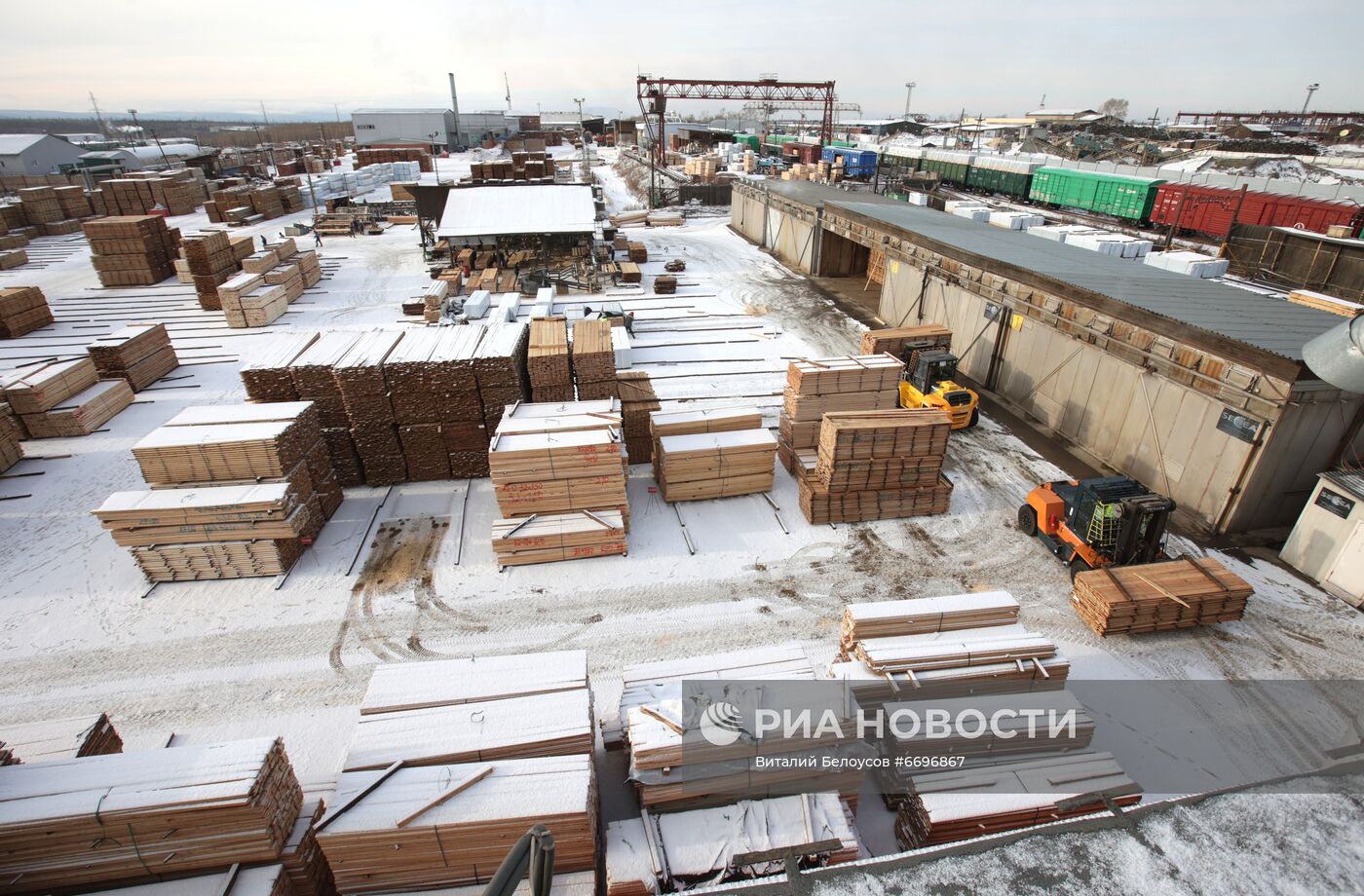 Деревообрабатывающее предприятие ООО "ДеКом" в Братске