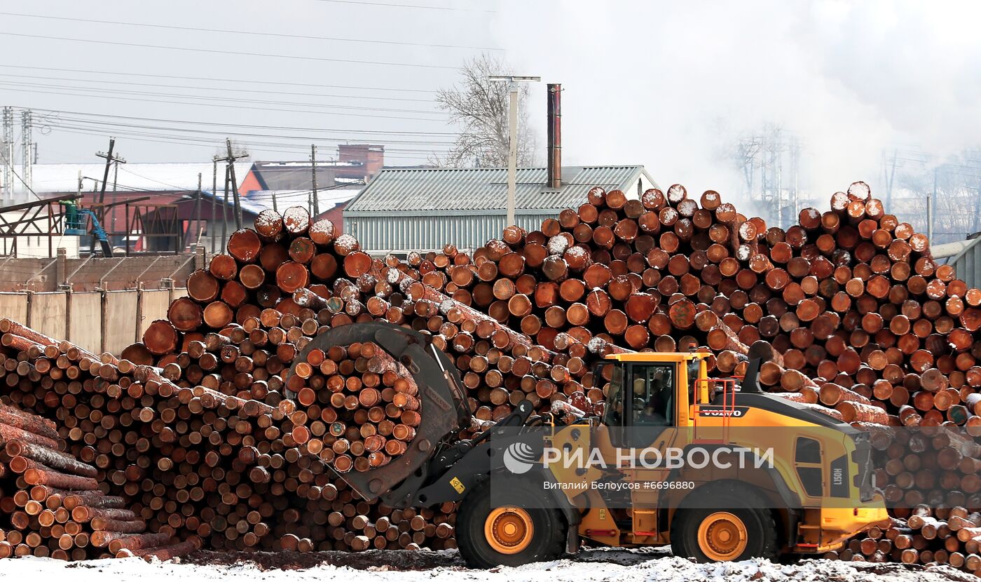 Деревообрабатывающее предприятие ООО "ДеКом" в Братске