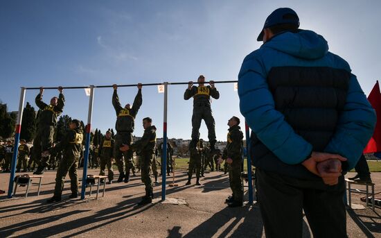 Чемпионат Черноморского флота по военному троеборью