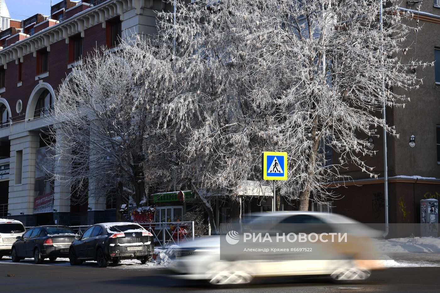 Снег в Новосибирске