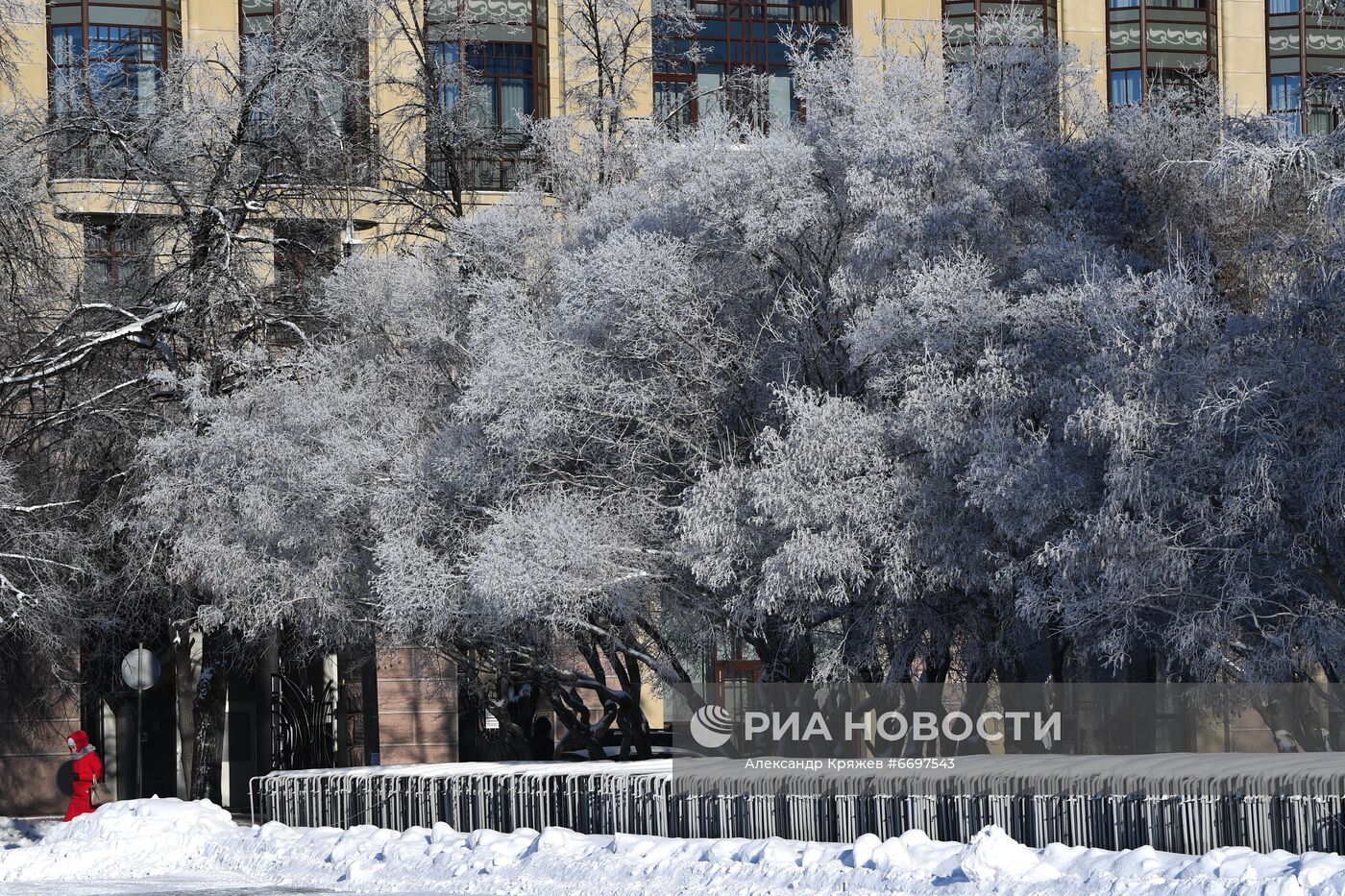 Снег в Новосибирске