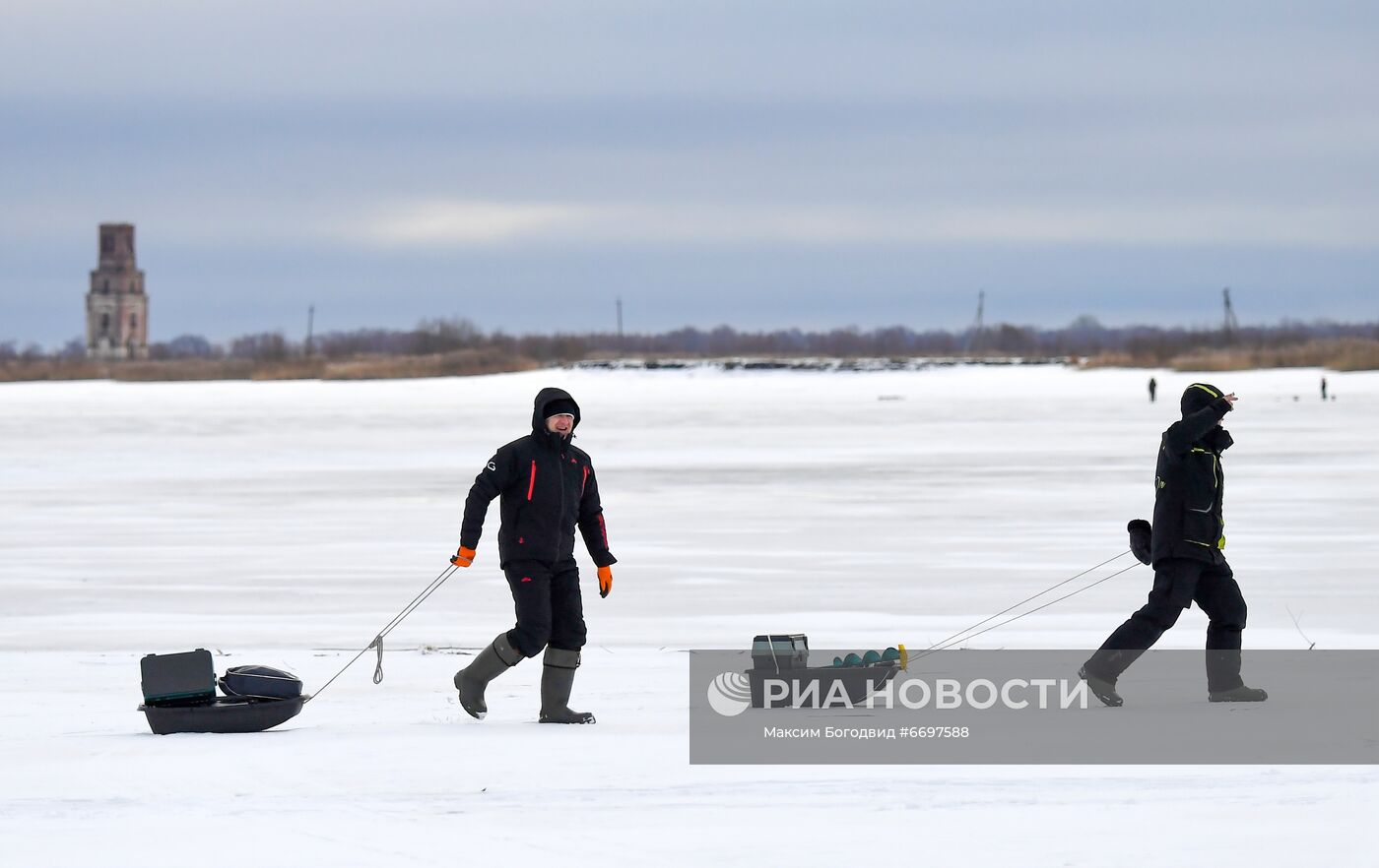 Рейд по предотвращению происшествий на водоемах зимой