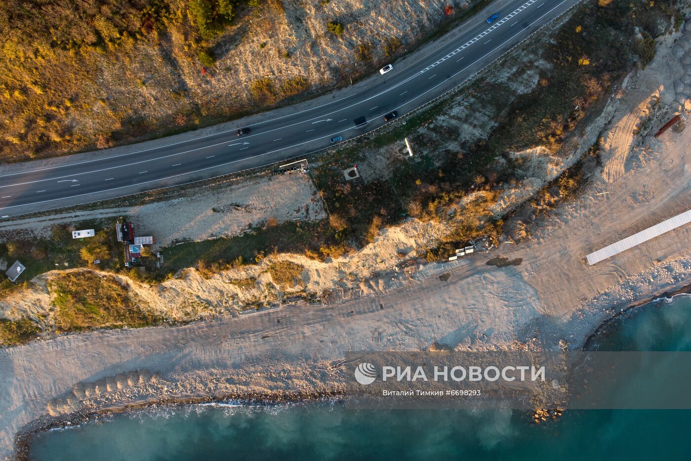 Прибрежная территория в Краснодарском крае