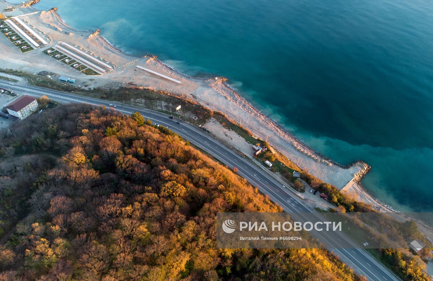 Прибрежная территория в Краснодарском крае