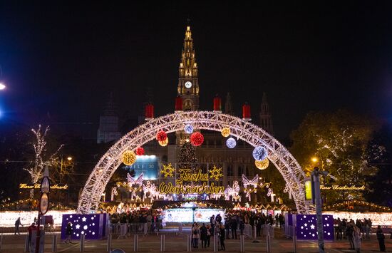 Рождественские ярмарки в Вене