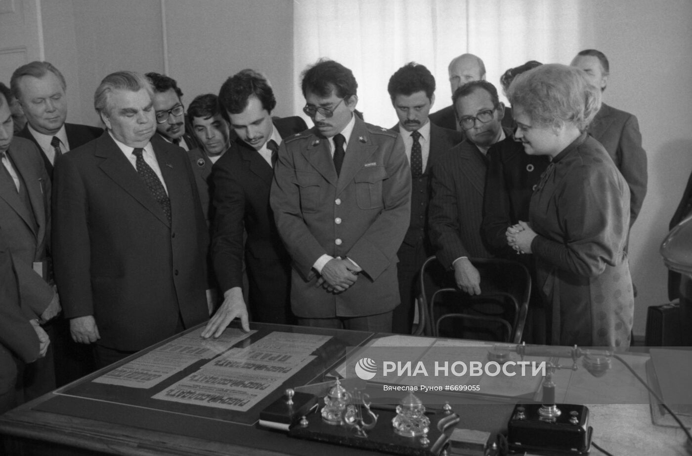 Визит в СССР делегации Никарагуа во главе с Д.Ортегой