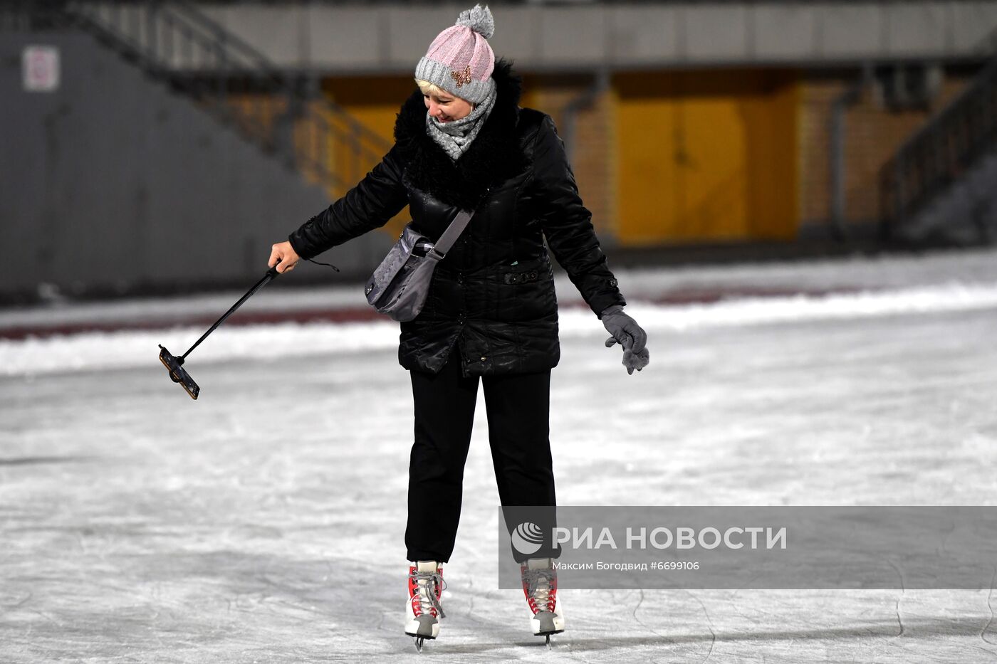 Открытие уличных катков в Казани