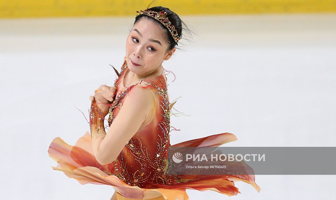 Фигурное катание. V этап Кубка мира. Женщины. Произвольная программа