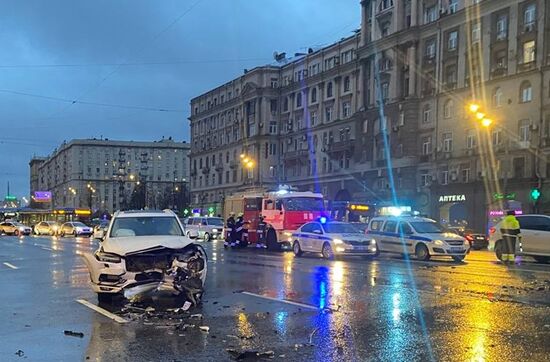 Авария на Кутузовском проспекте