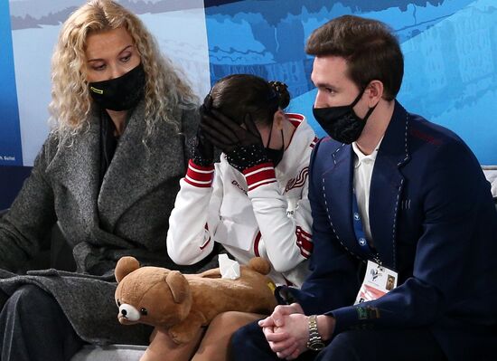 Фигурное катание. V этап Кубка мира. Женщины. Произвольная программа