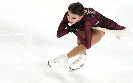 Фигурное катание. V этап Кубка мира. Женщины. Произвольная программа