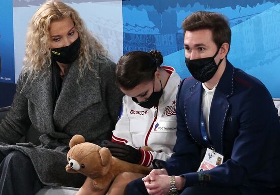 Фигурное катание. V этап Кубка мира. Женщины. Произвольная программа