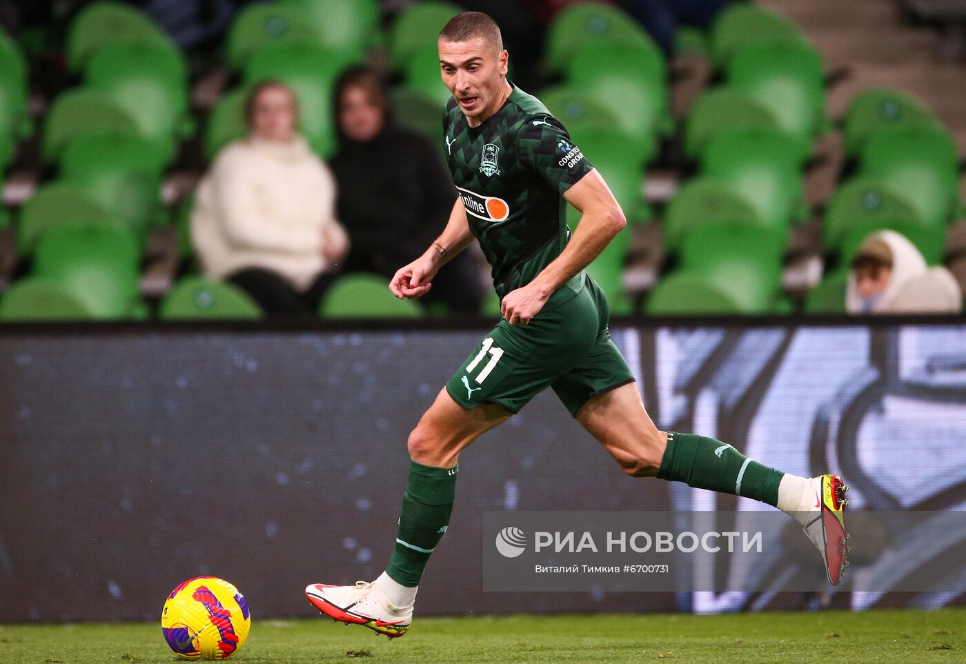 Футбол. РПЛ. Матч "Краснодар" - "Спартак"