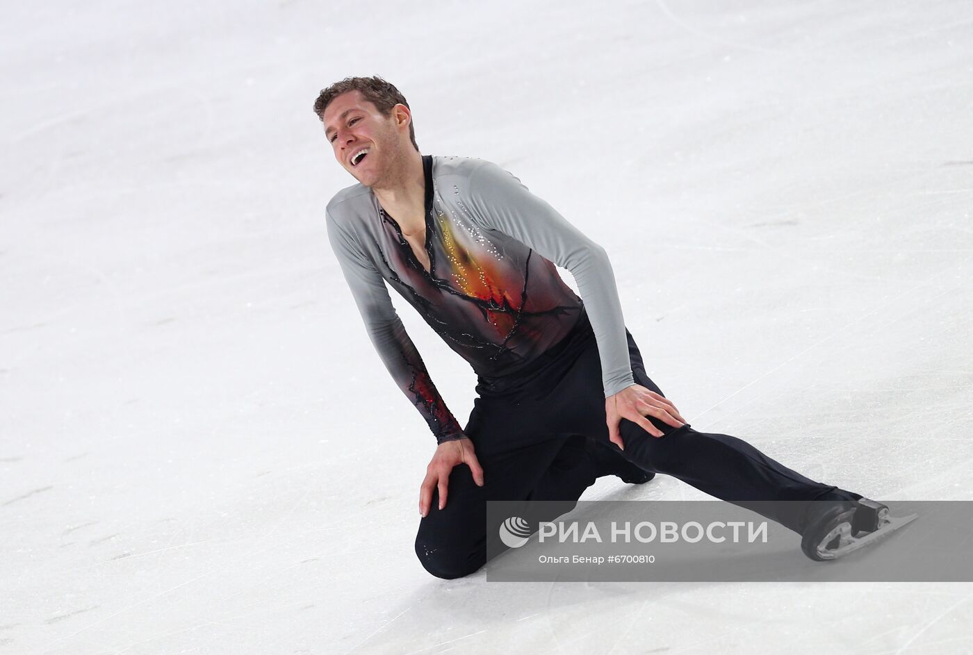 Фигурное катание. V этап Кубка мира. Мужчины. Произвольная программа