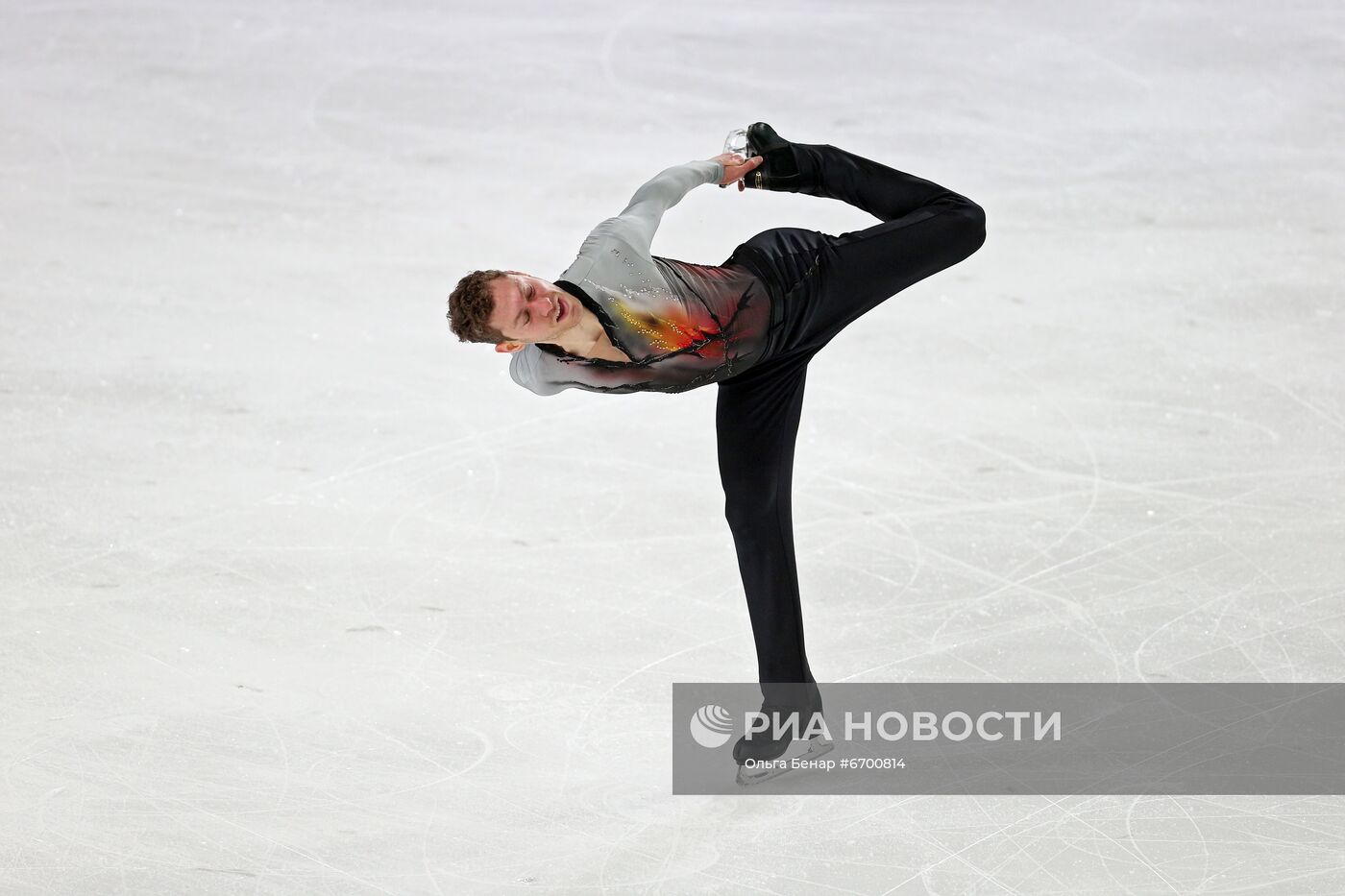 Фигурное катание. V этап Кубка мира. Мужчины. Произвольная программа