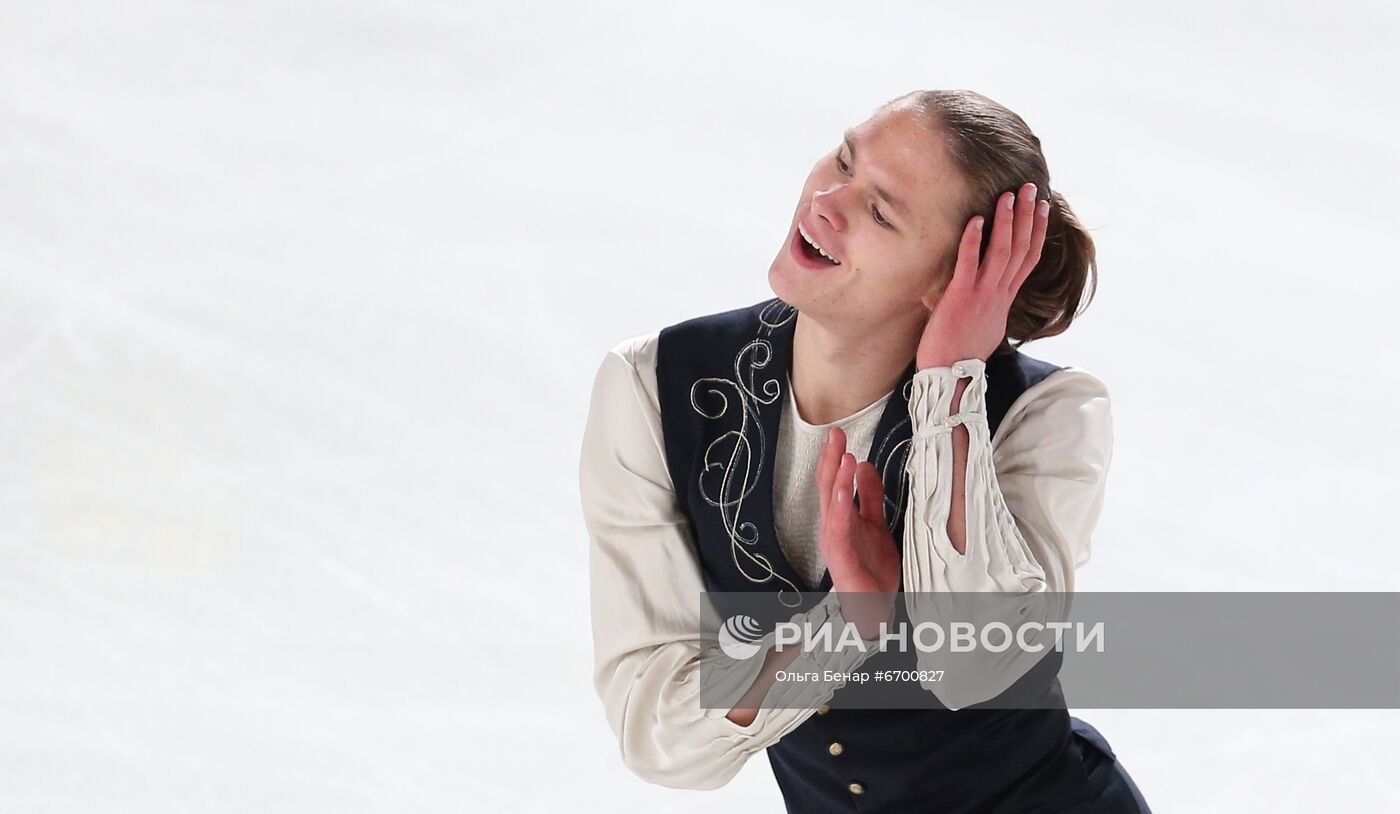 Фигурное катание. V этап Кубка мира. Мужчины. Произвольная программа