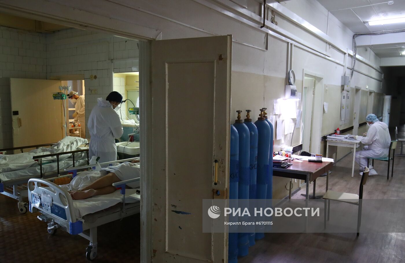 Лечение пациентов с COVID-19 в больнице скорой помощи г. Волгограда 