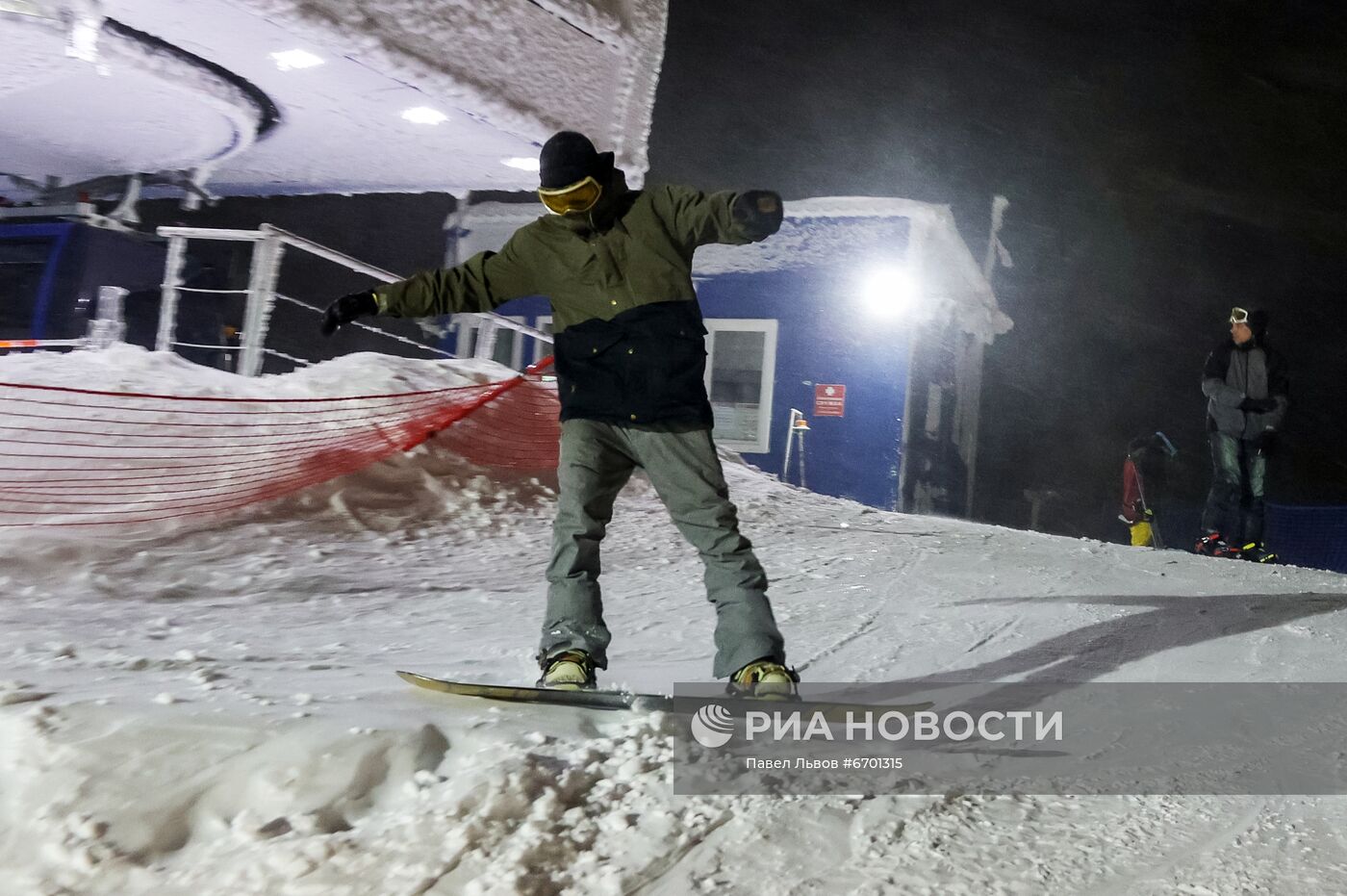 Открытие горнолыжного сезона на курорте "Большой Вудьявр" в Мурманской области