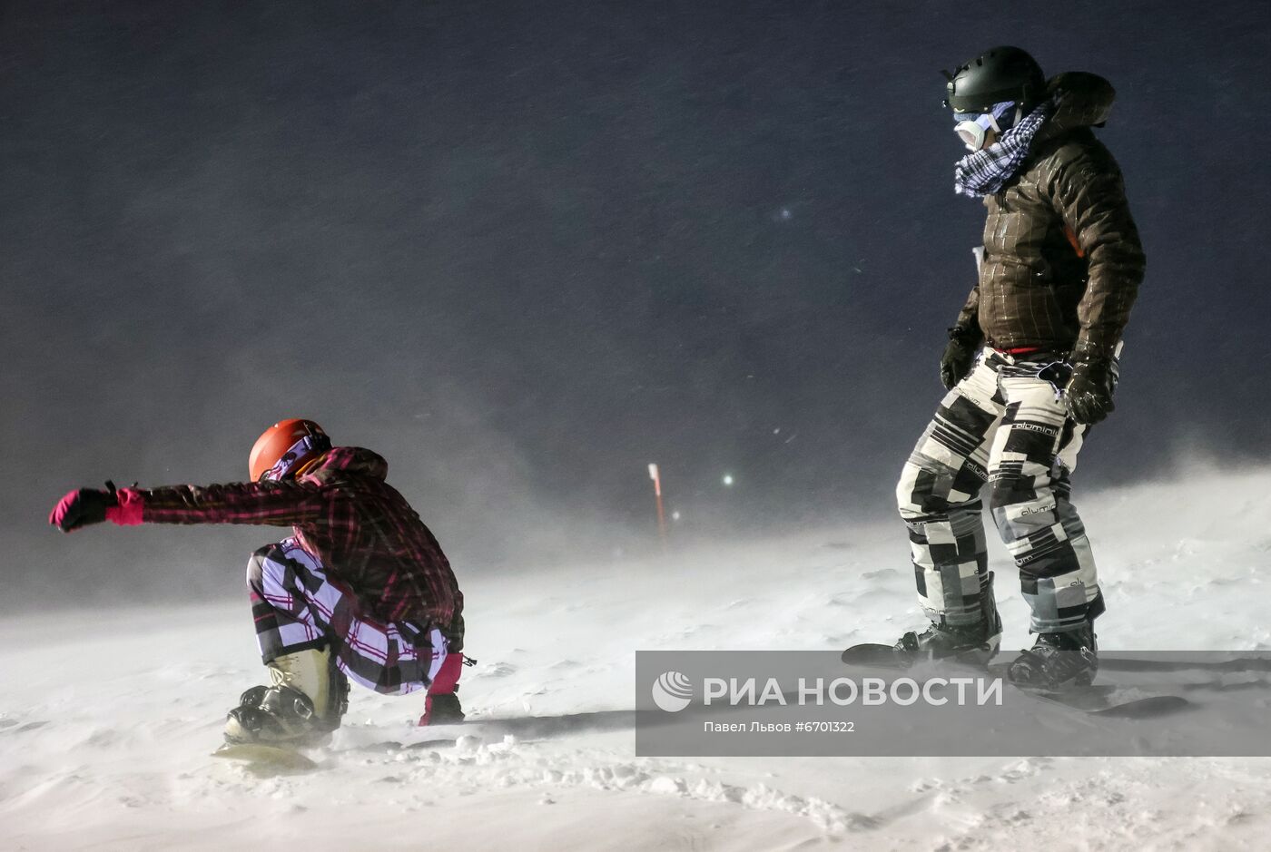 Открытие горнолыжного сезона на курорте "Большой Вудьявр" в Мурманской области