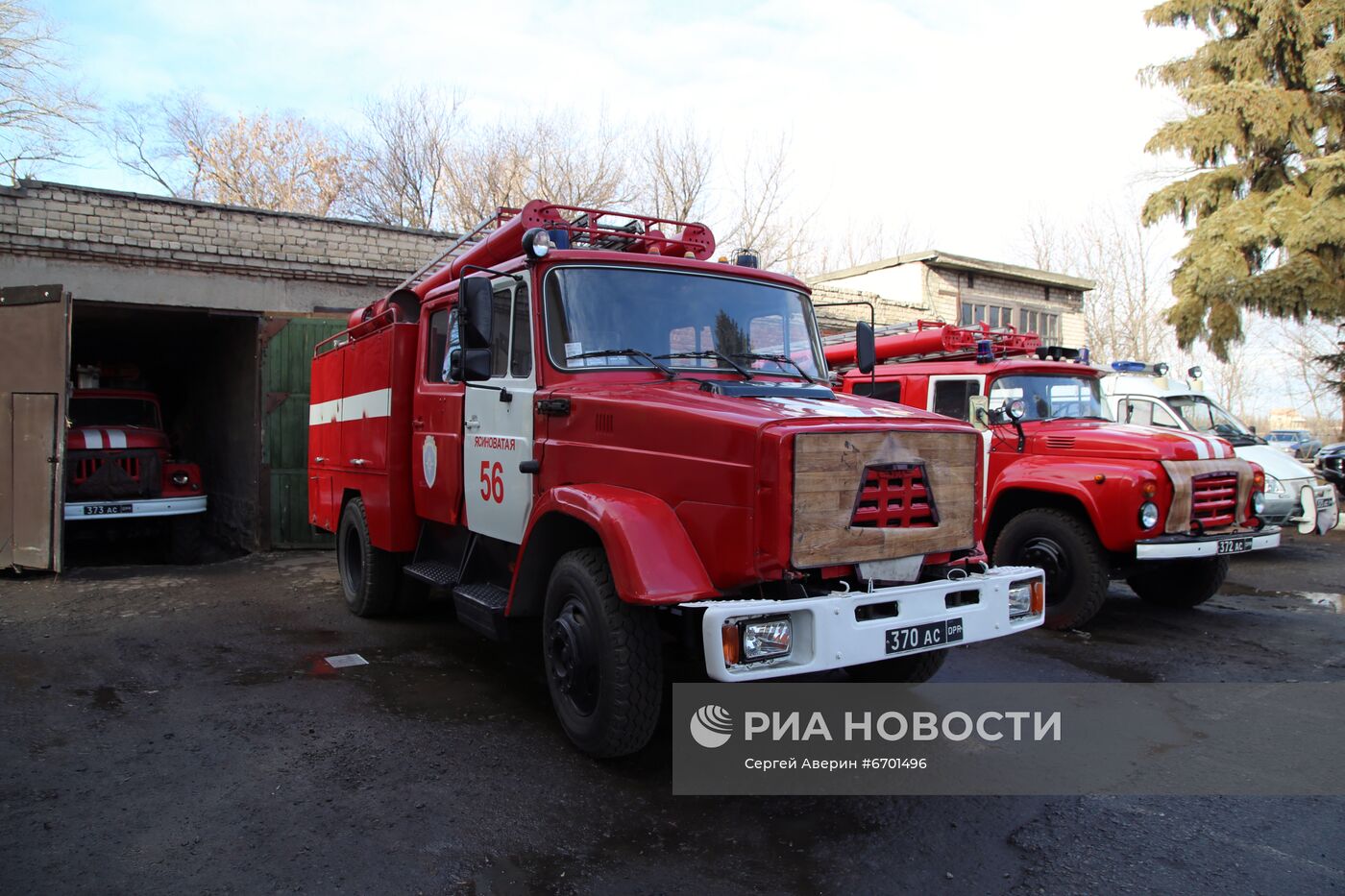 Последствия обстрела города Ясиноватая в ДНР