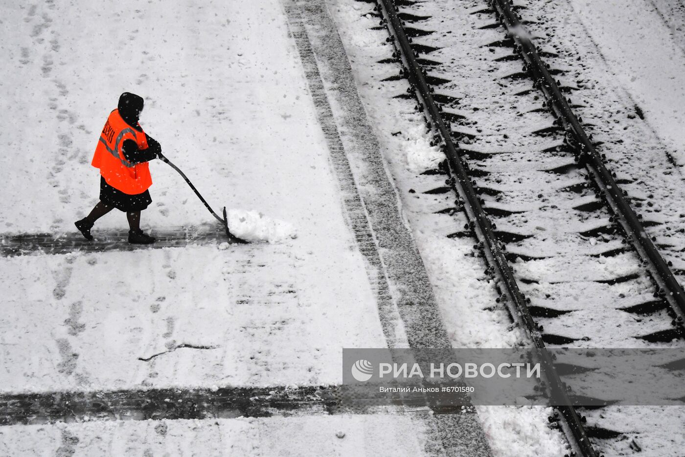 Первый снег во Владивостоке