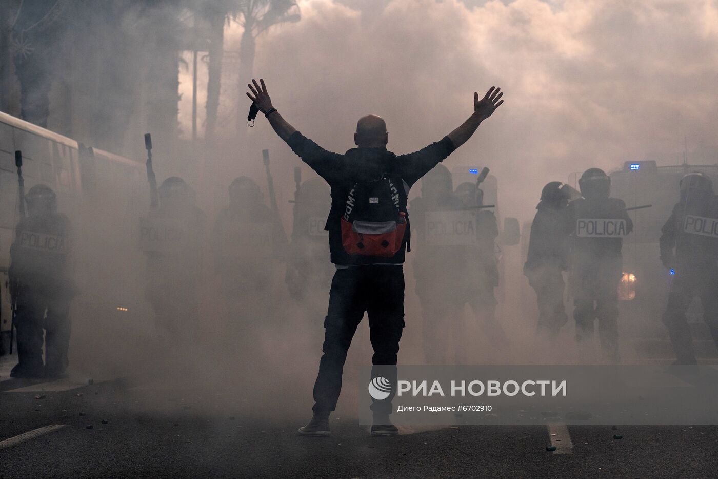 Протесты металлургов в Испании