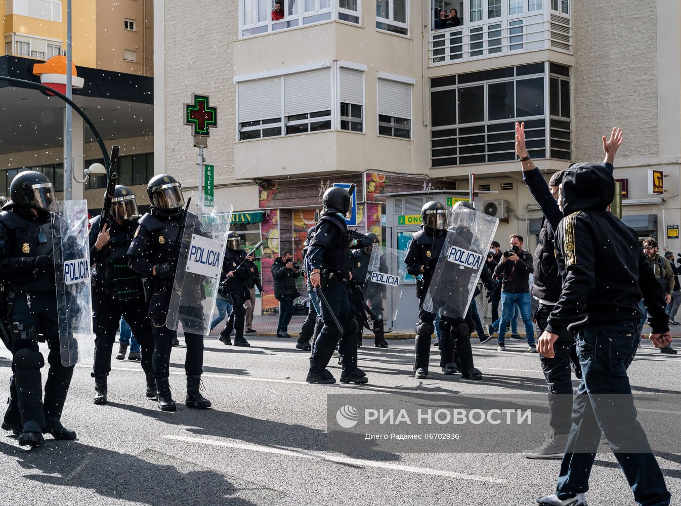 Протесты металлургов в Испании