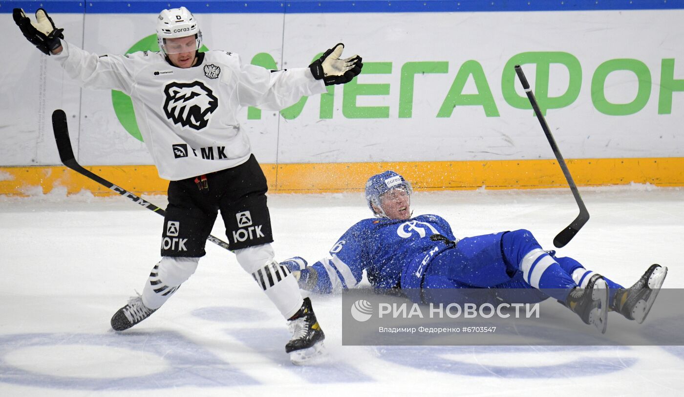 Хоккей. КХЛ. Матч "Динамо" (Москва) - "Трактор"
