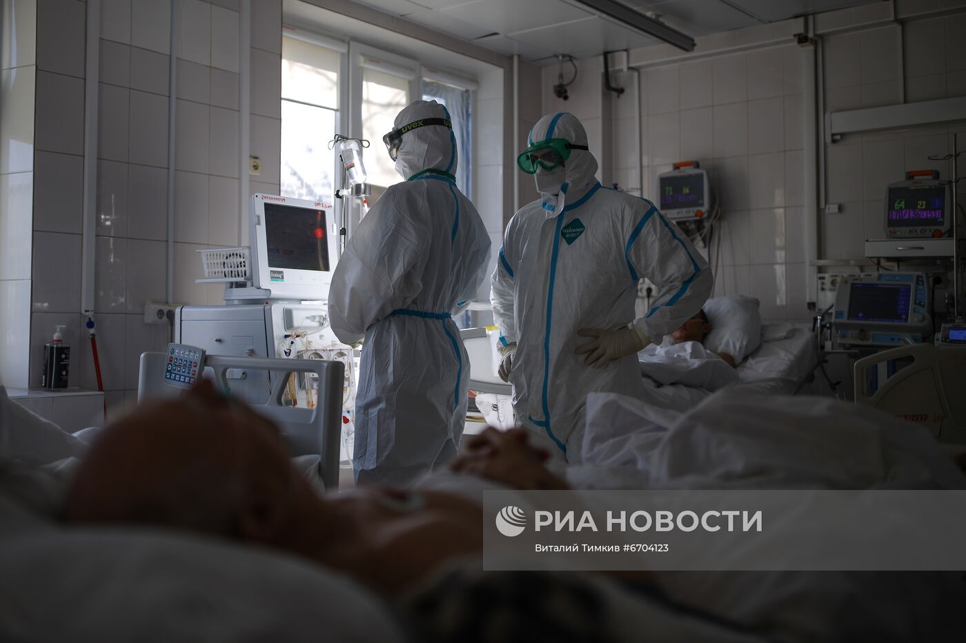 Лечение больных Covid-19 в ККБ No2 Краснодара 