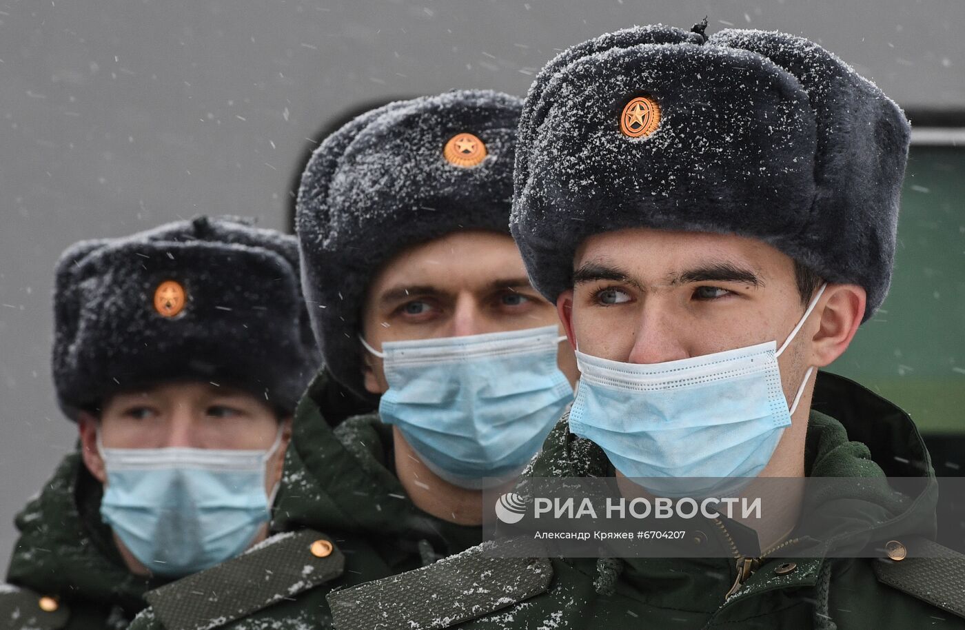 Отправка призывников на службу в Новосибирске