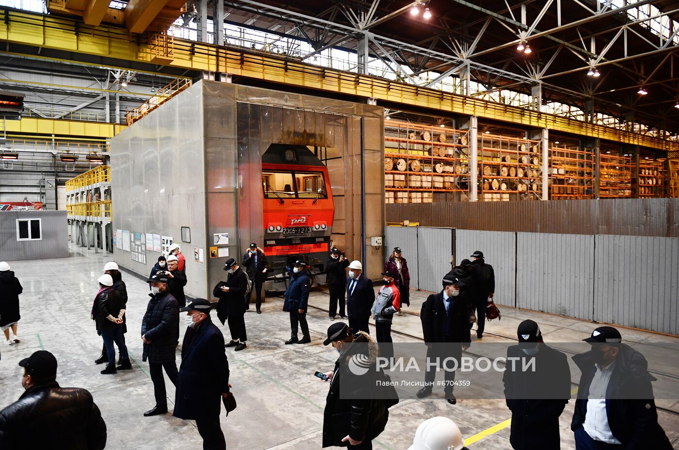 Визит делегации Пакистана на завод "Уральские локомотивы"