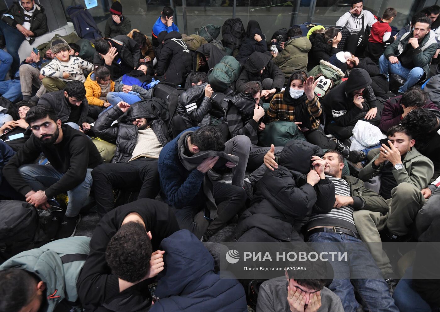 Ситуация в аэропорту Минска